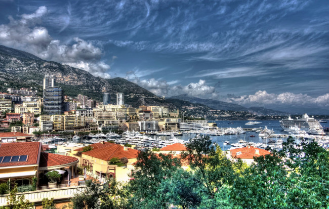 Обои картинки фото montecarlo, города, монте-карло , монако, панорама