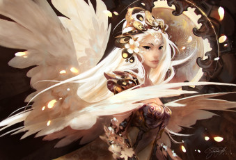 Картинка фэнтези ангелы арт fantasy gianluca rolli