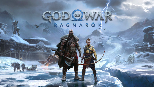 Обои картинки фото видео игры, ---другое, god, of, war, ragnarok, kratos, atreus, 2022, games, playstation, 4, 5