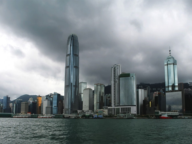 Обои картинки фото буря, идет, востока, гонгконг, авт, miku, города, гонконг, китай