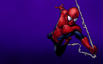 Картинка Человек паук рисованные комиксы паутина spider-man Человек-паук