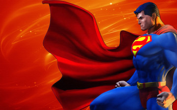 Картинка супермен рисованные комиксы superman красный плащ