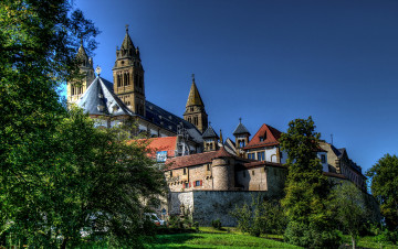 Картинка германия monastery comburg города католические соборы костелы аббатства монастырь