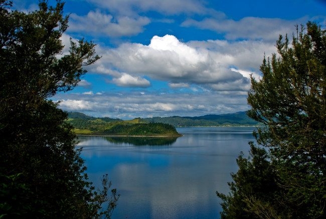 Обои картинки фото lake, rotoma, new, zealand, rotorua, природа, реки, озера, озеро