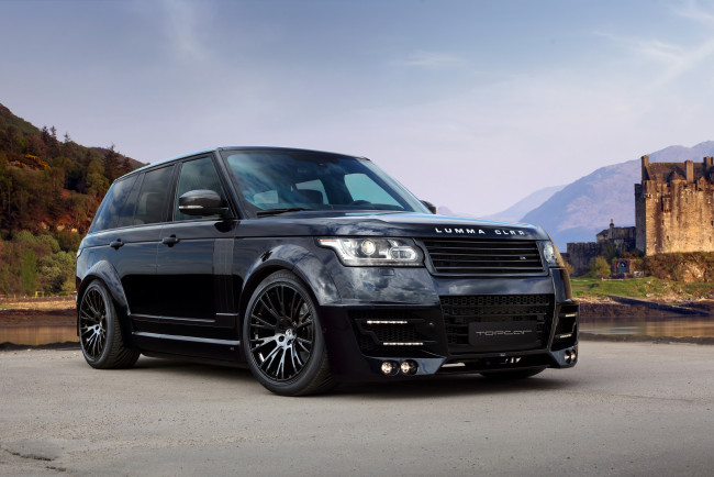 Обои картинки фото 2013, lumma, design, clr, black, carbon, based, on, land, rover, range, автомобили, тюнинг