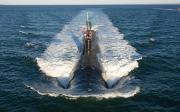 Картинка корабли подводные+лодки волны