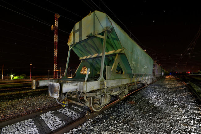 Обои картинки фото техника, вагоны, железная, дорога, локомотив, состав