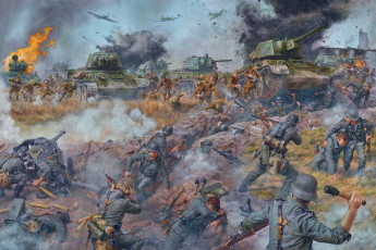 Картинка рисованное армия солдаты оружие сражение