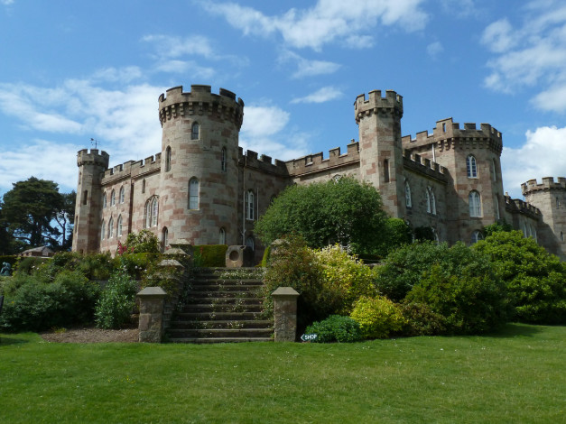 Обои картинки фото cholmondeley castle, города, замки англии, замок