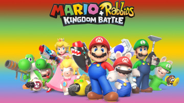 Картинка mario+++rabbids+kingdom+battle видео+игры персонажи