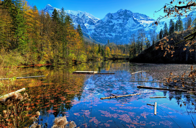 Обои картинки фото природа, реки, озера, горы, лес, река
