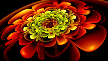 Картинка 3д+графика цветы+ flowers узор фон цвет