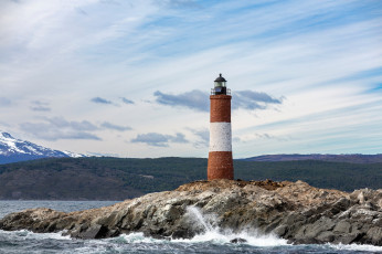 Картинка природа маяки горы маяк море скала