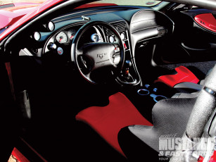 Картинка 1999 ford mustang gt cobra replica автомобили спидометры торпедо