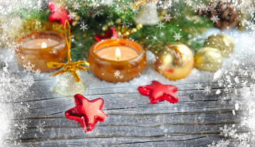 Картинка праздничные снежинки+и+звёздочки шарики christmas праздник новый год new year рождество украшения