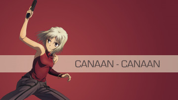 Картинка аниме canaan фон взгляд девушка
