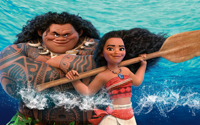 Обои картинки фото мультфильмы, moana, персонажи