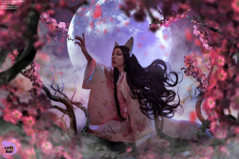 Картинка девушки ольга+кожевникова+ lady+bell костюм образ луна цветение