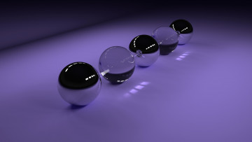 Картинка 3д+графика шары+ balls шары ряд