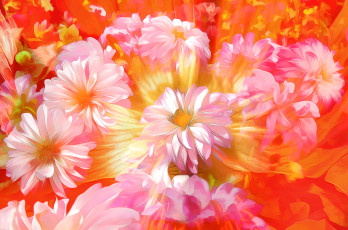 Картинка разное компьютерный+дизайн цветы лепестки сад макро