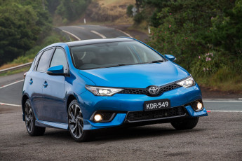 Картинка автомобили toyota синий 2015г zr corolla