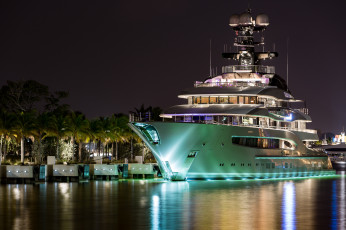 Картинка kismet+yacht+-+miami корабли Яхты суперяхта