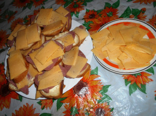 Картинка еда бутерброды +гамбургеры +канапе сыр хлеб колбаса