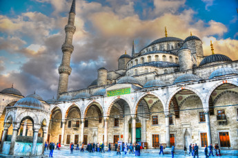 Картинка города стамбул турция минареты мечеть