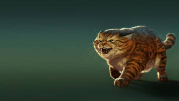 Картинка рисованное животные +коты кот котяра кошак арт характер настроение рисунок