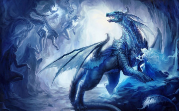 Картинка фэнтези драконы дракон сказка монстр чудище сказочный мир