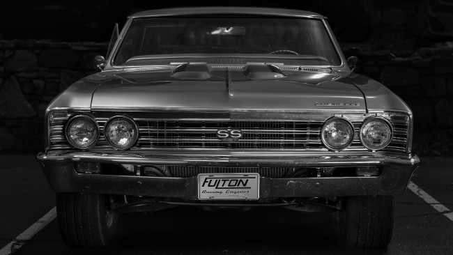Обои картинки фото автомобили, chevrolet, 1967, chevelle, ss, 427