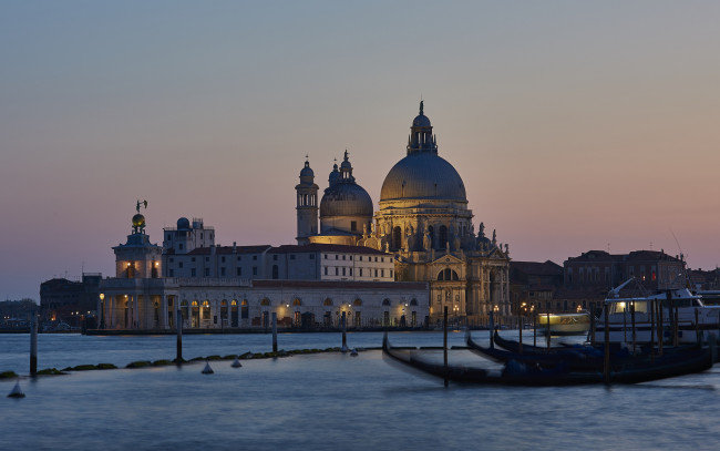 Обои картинки фото santa maria della salute, города, венеция , италия, santa, maria, della, salute