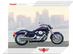 Картинка kawasaki 1500 mean streak мотоциклы