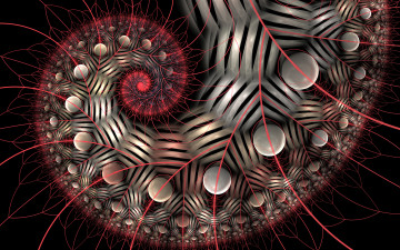 Картинка 3д+графика fractal+ фракталы фон цвета узор