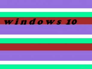обоя компьютеры, windows  10, логотип, фон, линии