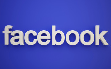 Картинка компьютеры facebook текст буквы объем социальная сеть