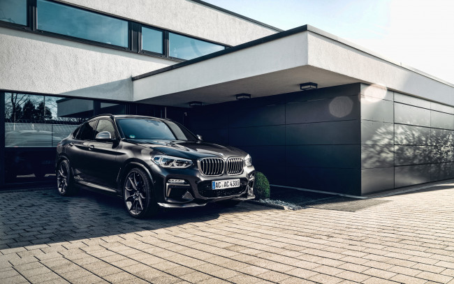 Обои картинки фото 2019 bmw x4, автомобили, bmw, кроссовер, бмв, здание, немецкие, черный
