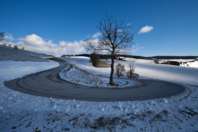Обои картинки фото природа, зима, semriach, дерево
