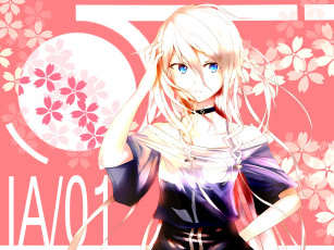 Картинка аниме vocaloid фон взгляд девушка