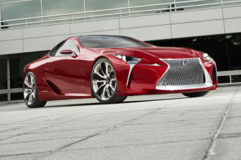 обоя lexus if lc sport coupe concept 2012, автомобили, lexus, 2012, sport, concept, if, lc, красный, coupe, car