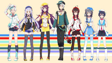Картинка аниме vocaloid персонажи