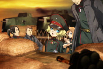 Картинка аниме youjo+senki tanya degurechaff