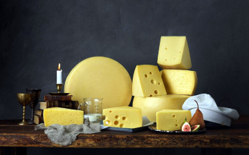 Картинка еда сырные+изделия инжир книги свеча ассорти сыр