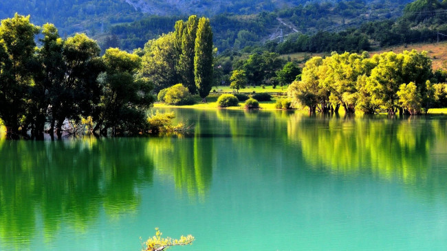Обои картинки фото природа, реки, озера, озеро, отражение