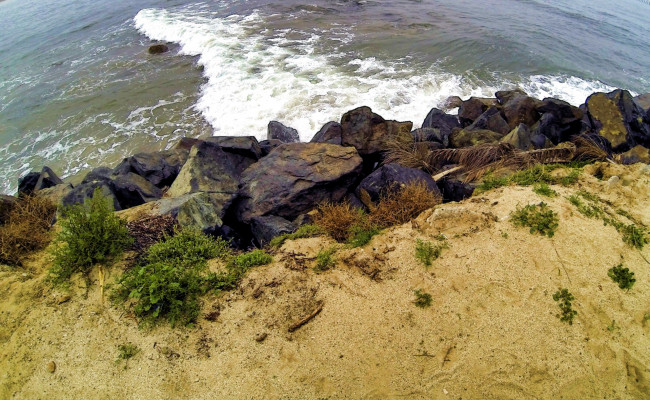 Обои картинки фото природа, побережье, волны, камни