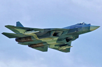 Картинка су-57 авиация боевые+самолёты боевые самолеты россия ввс истребители pak fa su-57 пак фа