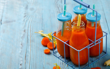 Картинка еда напитки +сок сок бутылки фреш морковный