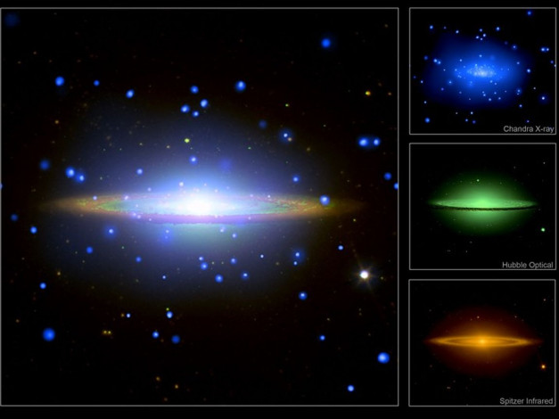 Обои картинки фото галактика, сомбреро, космос, галактики, туманности