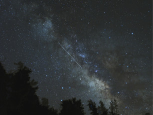 Картинка метеор млечный путь космос звезды созвездия