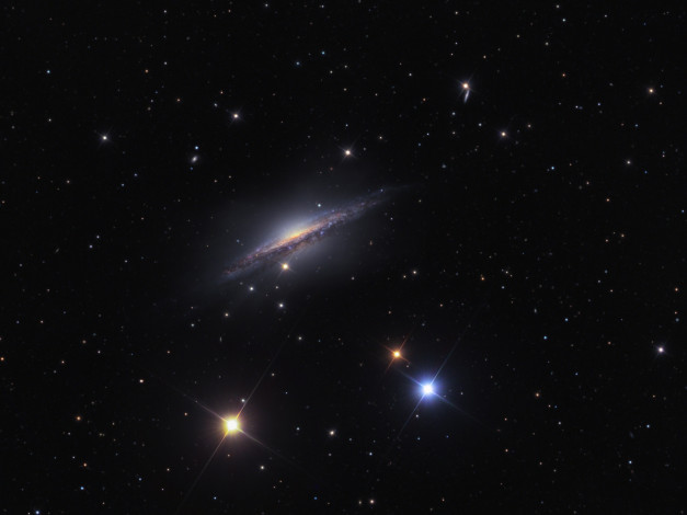 Обои картинки фото ngc, 1055, космос, галактики, туманности